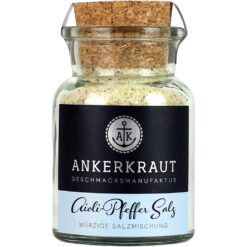 Ankerkraut Aioli-Pfeffer Salz im Korkglas 155g