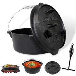 CCLIFE Dutch Oven Set 4