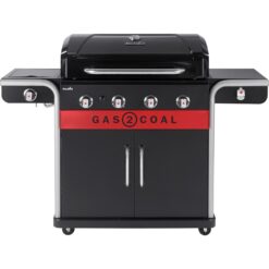 Char-Broil Gas und Holzkohle Hybridgrill Gas2Coal 2.0 440 mit 4 Brennern
