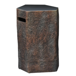 Elementi Abdeckung für 11 kg Gasflaschen in Basalt-Optik