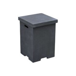 Elementi Abdeckung für 11 kg Gasflaschen in Beton-Optik Dunkelgrau