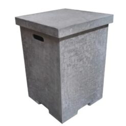 Elementi Abdeckung für 11 kg Gasflaschen in Beton-Optik Eckig