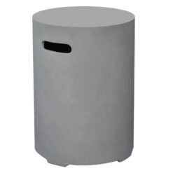 Elementi Abdeckung für 11 kg Gasflaschen in Beton-Optik Rund