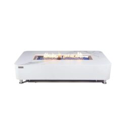 Elementi Gasfeuerstelle Athen in Marmor-Optik Weiß aus Keramik