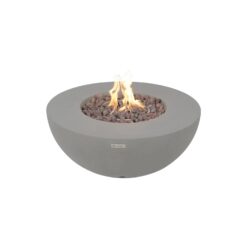 Elementi Gasfeuerstelle Roca in Beton-Optik Grau aus Faserbeton