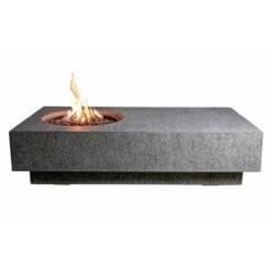 Elementi Gasfeuerstelle Ubinas in Beton-Optik Grau aus Faserbeton