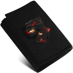 Evocamp Feuerfeste Unterlage 60 x 60 cm bis zu 982 °C für Grill Nicht Brennbar Brandschutz