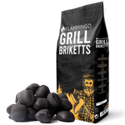 Flammingo Holzkohlebriketts 27 kg im Papiersack
