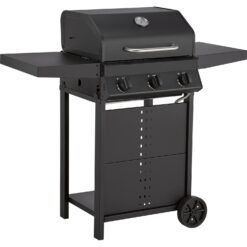 Gasgrill Cumbre 3 Brenner 48 cm x 37 cm mit Rollen