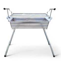 Grillpeter Mangal Ararat Edelstahl 2mm Schaschlikgrill mit verstellbarer Grillhöhe