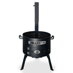 Grillpeter Utschak Asamat Ø50 cm mit Abzugsrohr Feuerofen für Kazan 22 Liter