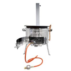 Grillpeter Utschak Set MultiFlame mit Kazan 15L aus Gusseisen ohne Deckel