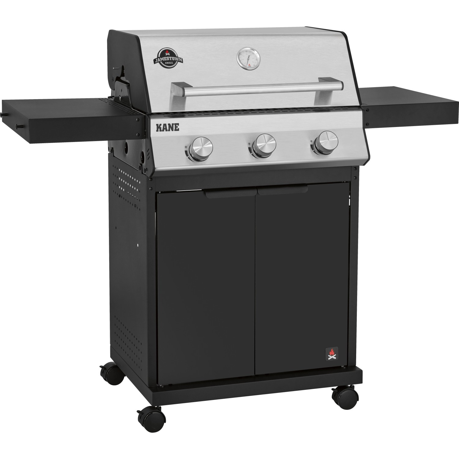Jamestown Gasgrill Kane 3-Brenner Modulares Grillrostsystem
