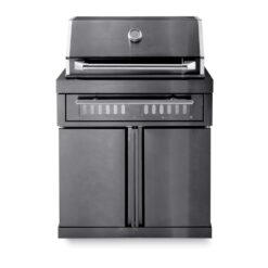 MyOutdoorKitchen Freistehender Holzkohlegrill Black Collection