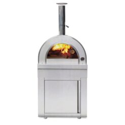 MyOutdoorKitchen Holzbefeuerter Pizzaofen Naples Stainless Collection