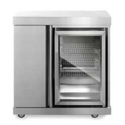 MyOutdoorKitchen Modul mit Kühlschrank und Aufbewahrungsschrank Stainless Collection