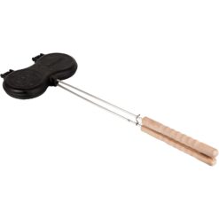 Petromax Burgereisen BG-IRON Holzgriff Gusseiserne Form