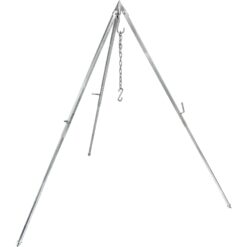 Petromax Dreibein-Set mit Kette & Haken D1 Stahl Aufstellhöhe 88 cm - 144 cm