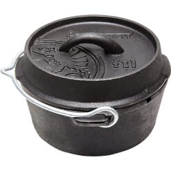 Petromax Dutch Oven FT1-T Schwarz mit planem Boden ca. 1