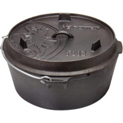 Petromax Dutch Oven FT12-T Schwarz mit planem Boden ca. 11