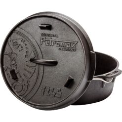 Petromax Dutch Oven FT4.5-T Schwarz mit planem Boden 3