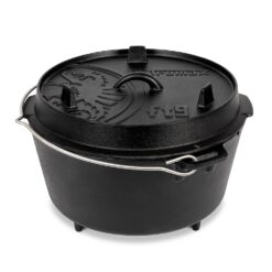 Petromax Dutch Oven Set FT9-Scrub Schwarz mit Standfüßen 7