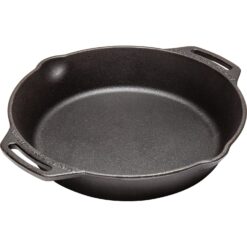 Petromax Feuerpfanne FP25H-T Schwarz mit 2 Henkeln Gusseisen Ø 25 cm