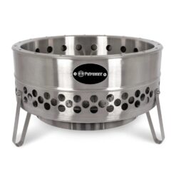 Petromax Feuerschale Tyropit Edelstahl Silber 34