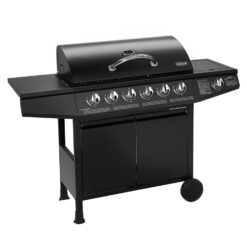 Taino Basic 6+1 Gasgrill BBQ Grillwagen Edelstahl Brenner Seitenkocher TÜV Grill