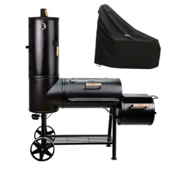Taino Chief 130kg Smoker Set Abdeckhaube Holzkohle-Grill BBQ