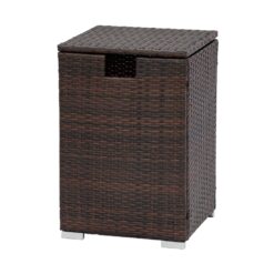 Teamson Home Propangastankabdeckung aus PE Rattan und Korbgeflecht