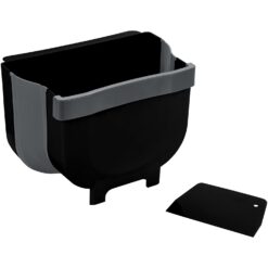 Wenko Tür-Abfalleimer Fago 5 l Black Outdoor Kitchen Schwarz