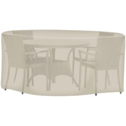 tepro Abdeckhaube für runde Sitzgruppe Groß